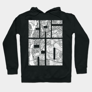 Cairo, Egypt City Map Typography - Light Hoodie